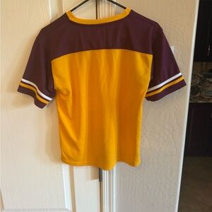 Yellow and Purple Colorblock T-Shirt